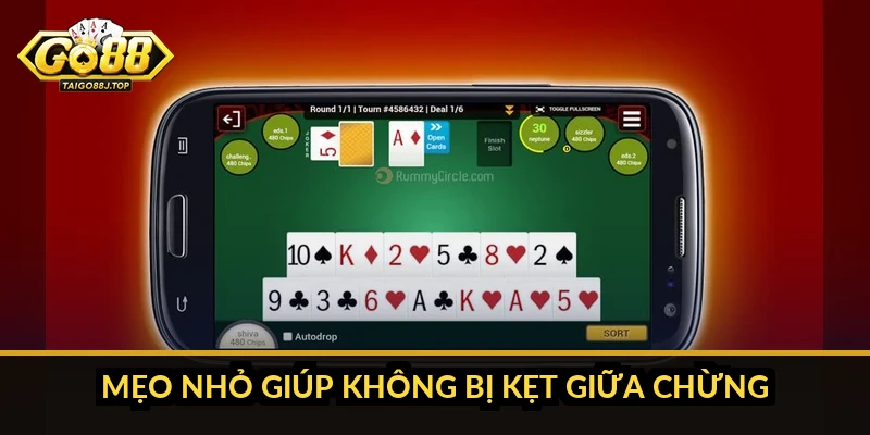 Mẹo nhỏ giúp không bị kẹt giữa chừng